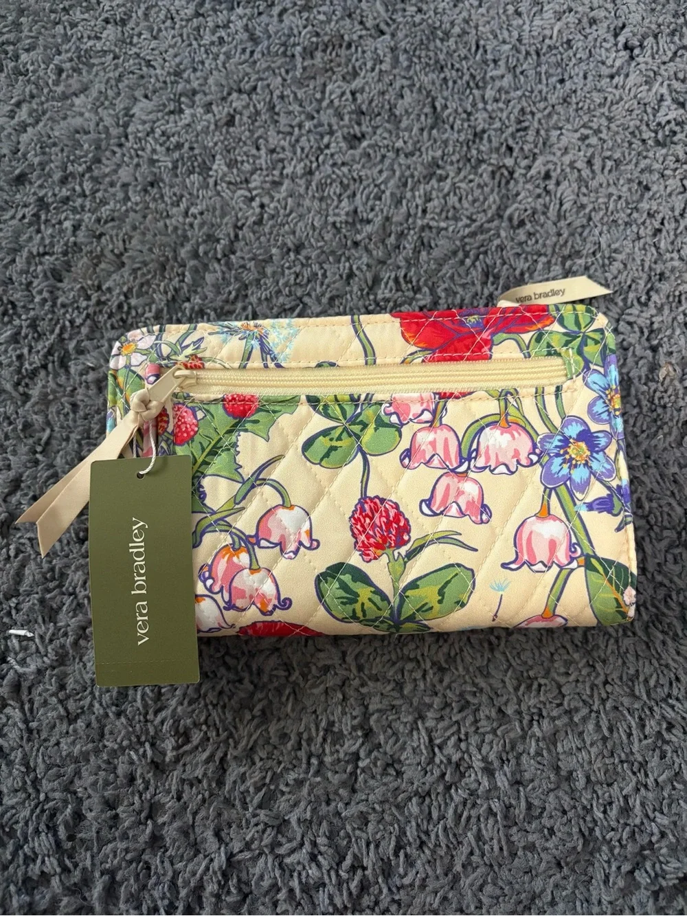 NWT Vera Bradley Turnlock Wallet - All the Pretty Wildflowers